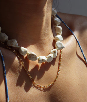 White Turquoise Necklace