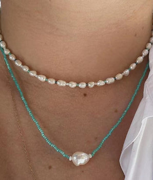 Baroque Natural Pearl Necklace